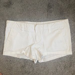 White Hurley Lowrider Shorts